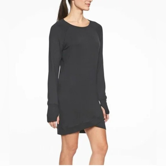 Athleta Dresses & Skirts - Athleta new with tags size M Criss Cross DRBLK REG. $89